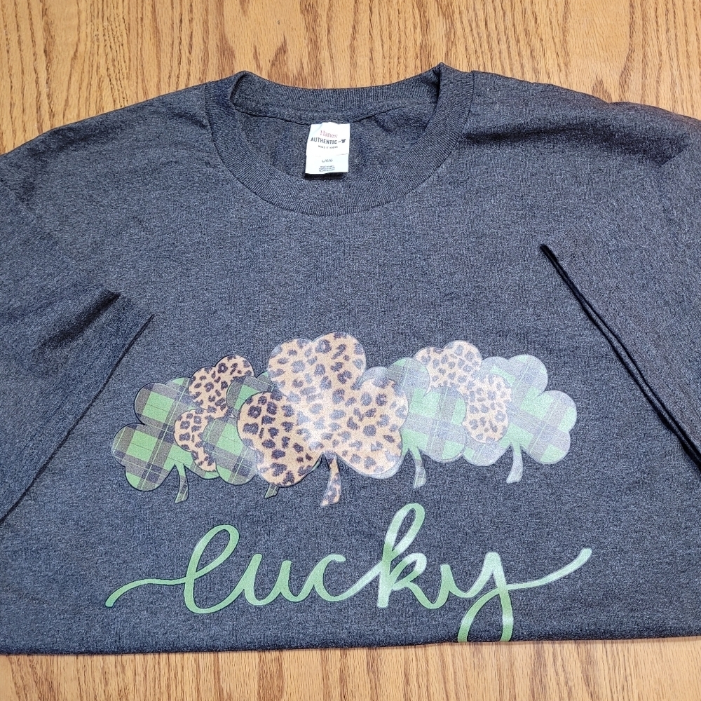 St Patrick's Day Women's Short Sleeve Tshirt size large